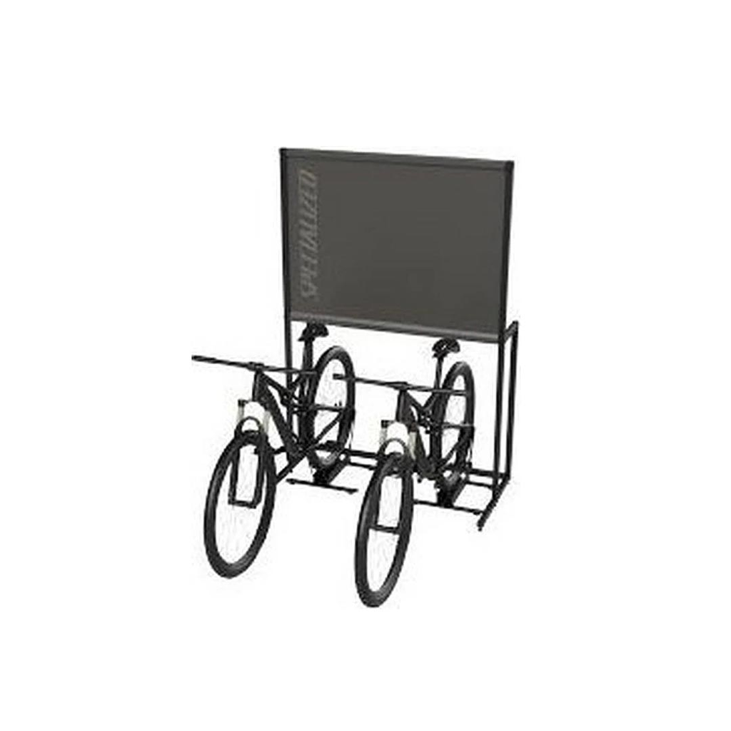 [76019-0260] EXHIBIDOR SPZ BICYCLE MODEL SHOWCASE DISPLAY SIL-BLACK