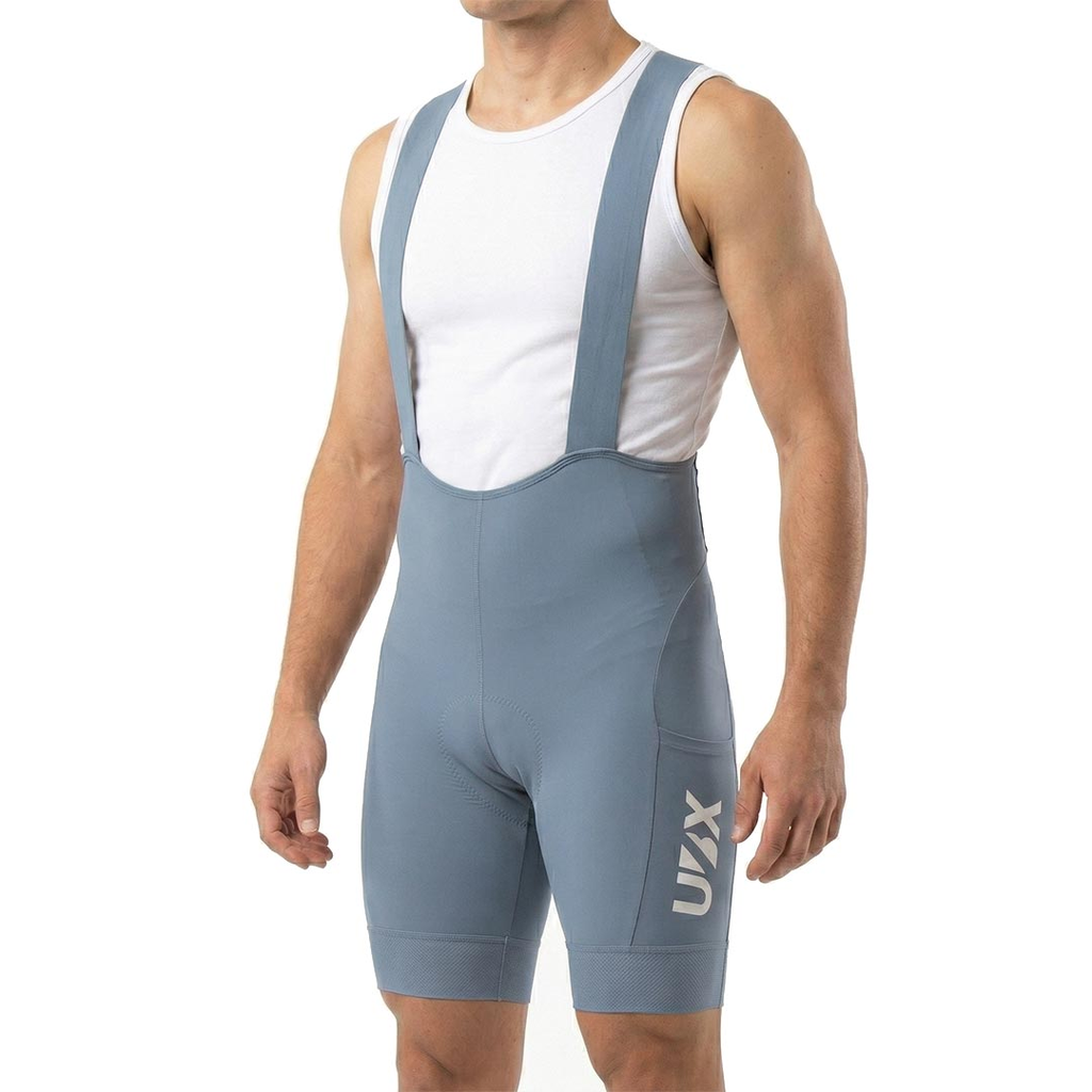 [LCMEN03-L] LICRA UBX CYLCING BOLSILLO LATERAL GRIS
