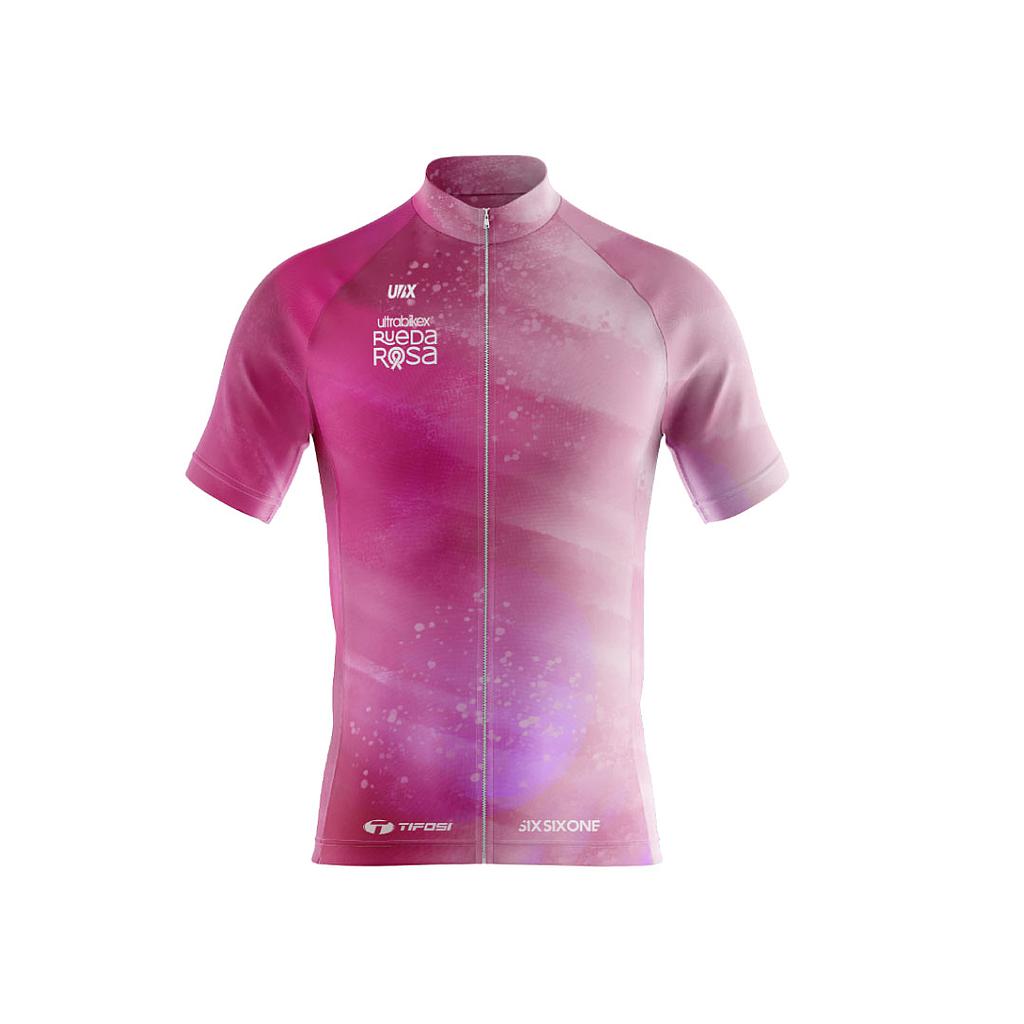 [RROSA2021-M-D] MAILLOT UBX CYCLING RUEDA ROSA ROSADO DRY