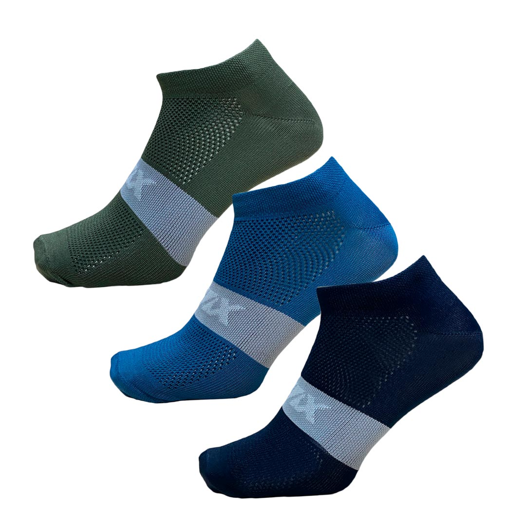 [2023.1.28] MEDIAS UBX CYCLING 2023.1 3PACK VERDE/AZUL