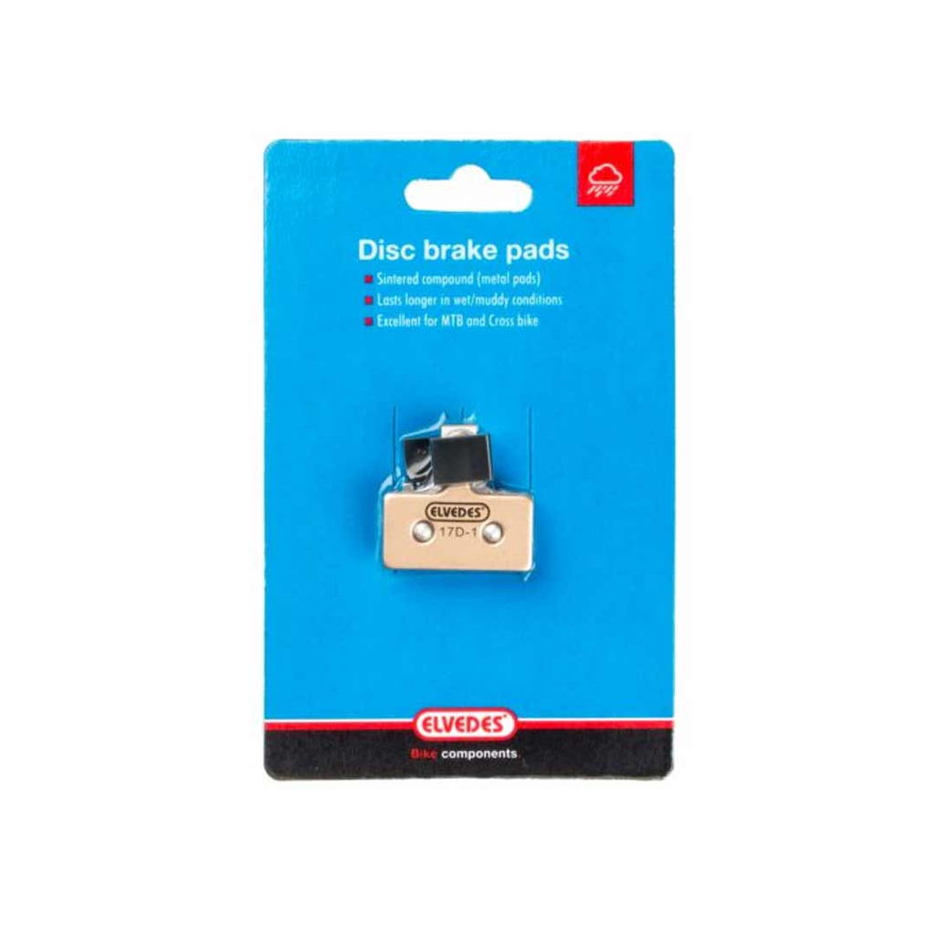[ELV6907D] PASTILLA ELVEDES 6907 ORGANIC DISC BRAKE PADS- DRY