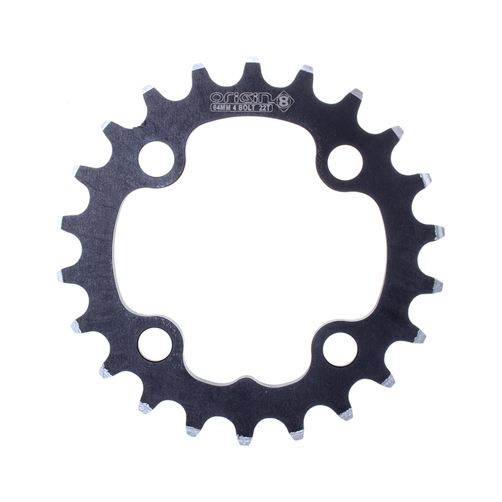 [21694] PLATO ORIGIN8 MM 22T 4B HOLDFAST BLACK/SL
