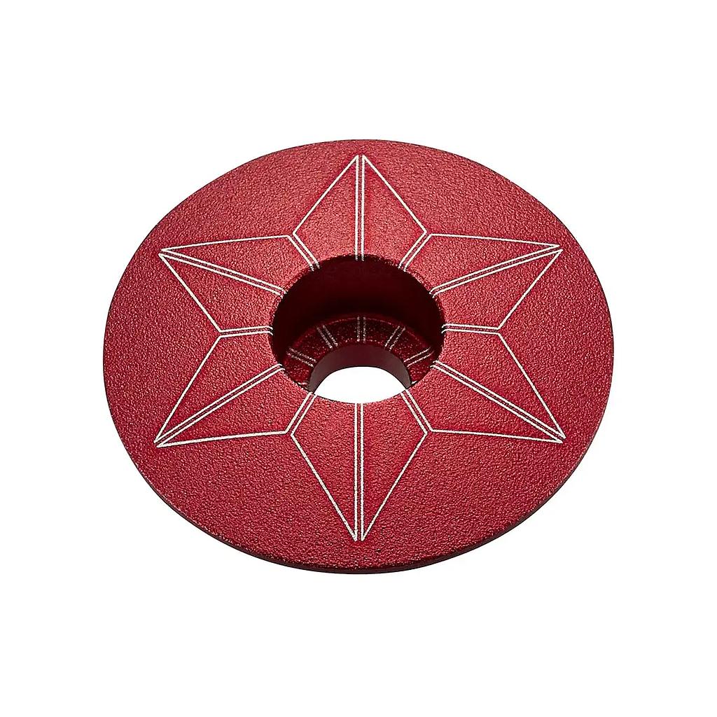 [SZ-14A] POTENCIA SUPACAZ STAR CAPZ ANODIZED RED
