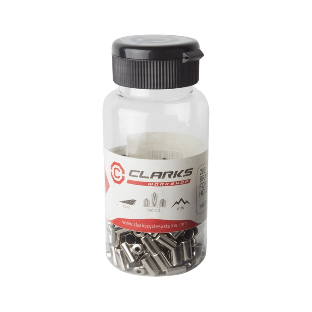 TERMINAL CLK SMM BRAKE SIL METAL BTLOF200 FERRULE SILVER