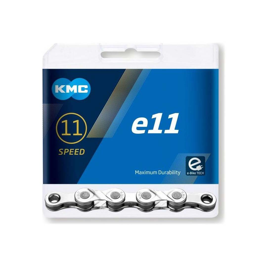 [E11SILVER] CADENA KMC E 11 E-BIKE MONTANA RUTA SILVER