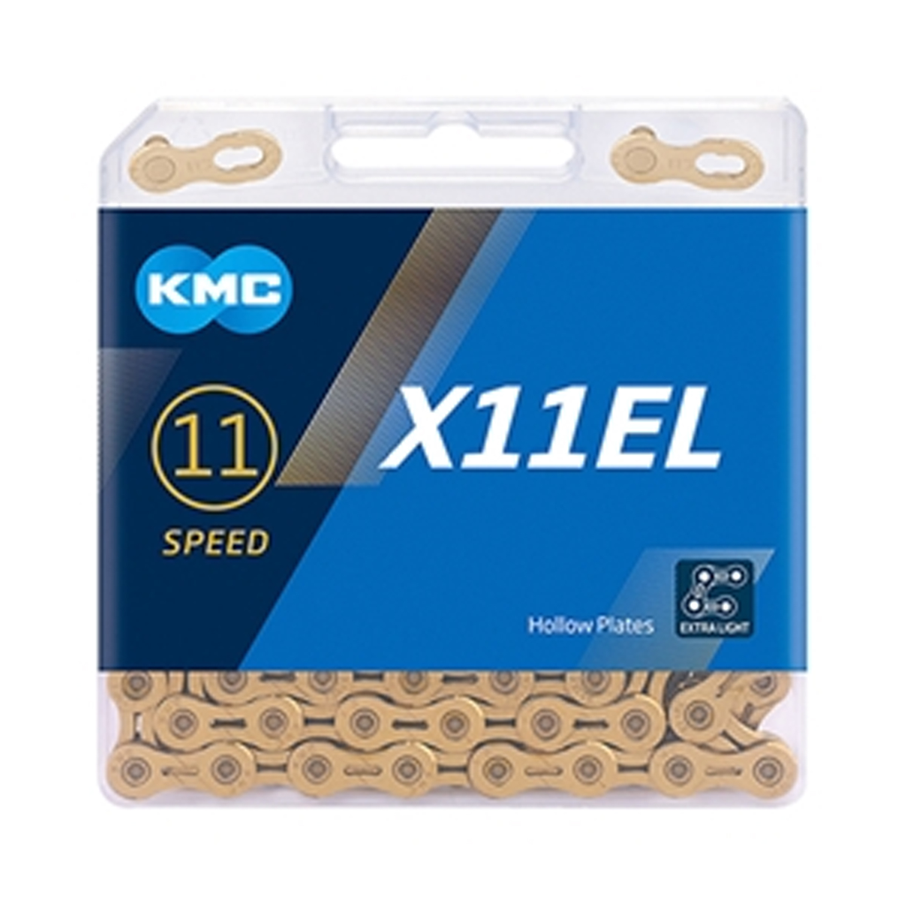 [16573] CADENA KMC X11EL 11V TI-N GD 118L E-BIKE MONTANA RUTA